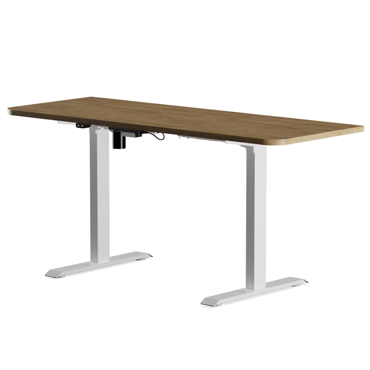 Mesa com Regulagem de Altura Elétrica Misch Branca + Tampo 160cm